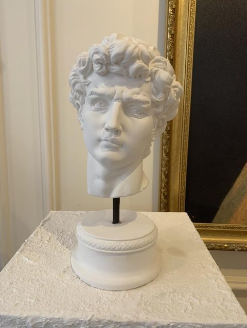 Michelangelo - David (Davut) Başı Büst Heykel