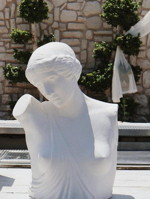 Yaralı Amazon (Wounded Amazon) Büst Heykel