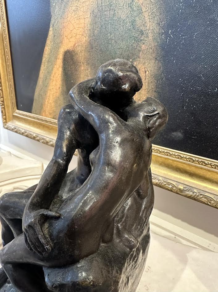 Hellenista Heritage: Rodin - The Kiss -20. yüzyıl Avrupa Bronz Heykel ( After Auguste Rodin) - Görsel 5