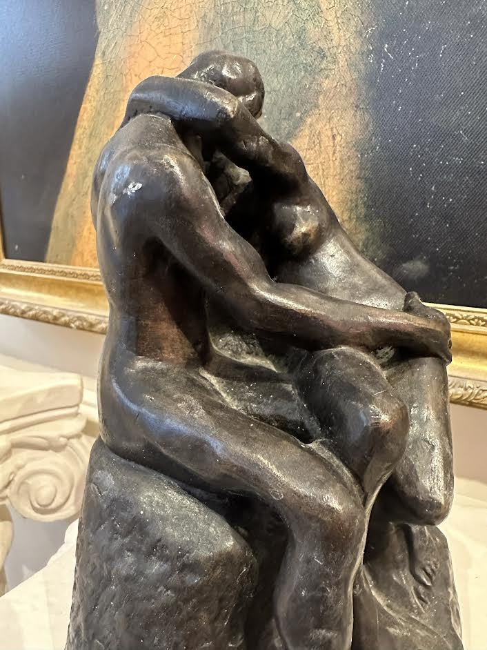 Hellenista Heritage: Rodin - The Kiss -20. yüzyıl Avrupa Bronz Heykel ( After Auguste Rodin) - Görsel 6