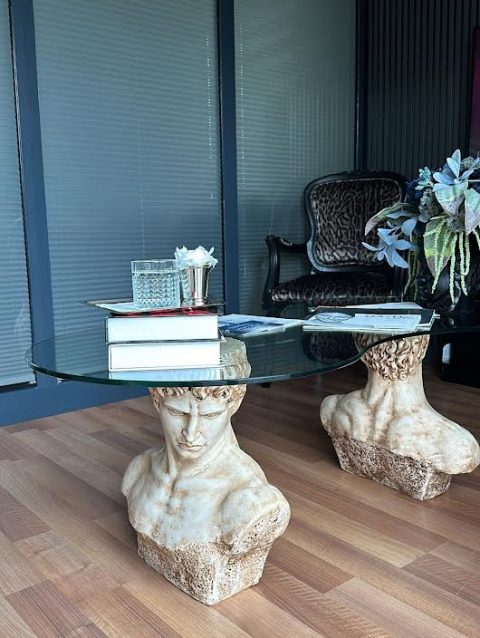 Antik Hermes Orta Sehpa