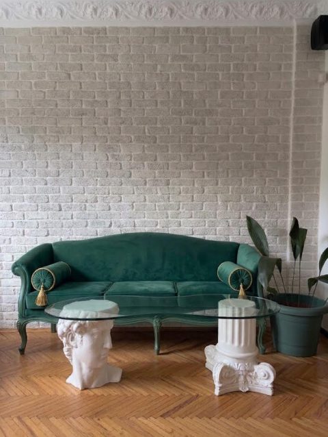 David & Korinth Kaideli Cam Orta Sehpa