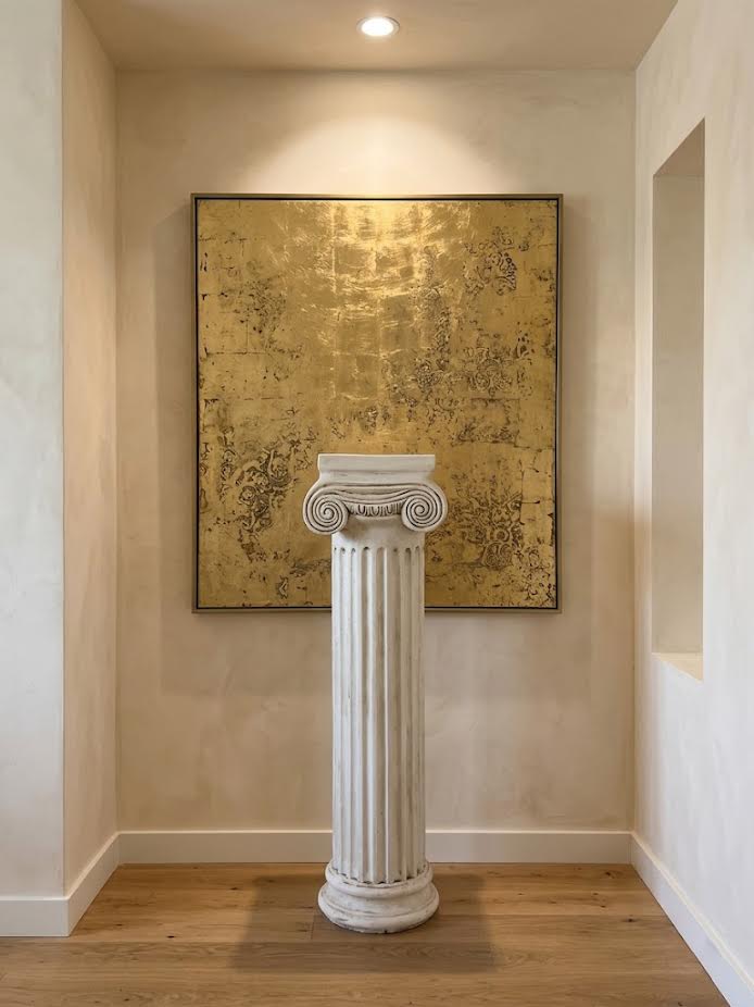 Antik Eskitme İyon Sütun (100 cm)