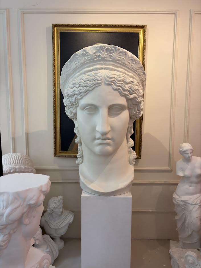 Anıtsal Hera / Juno Ludovisi Başı (110 cm) - Görsel 2