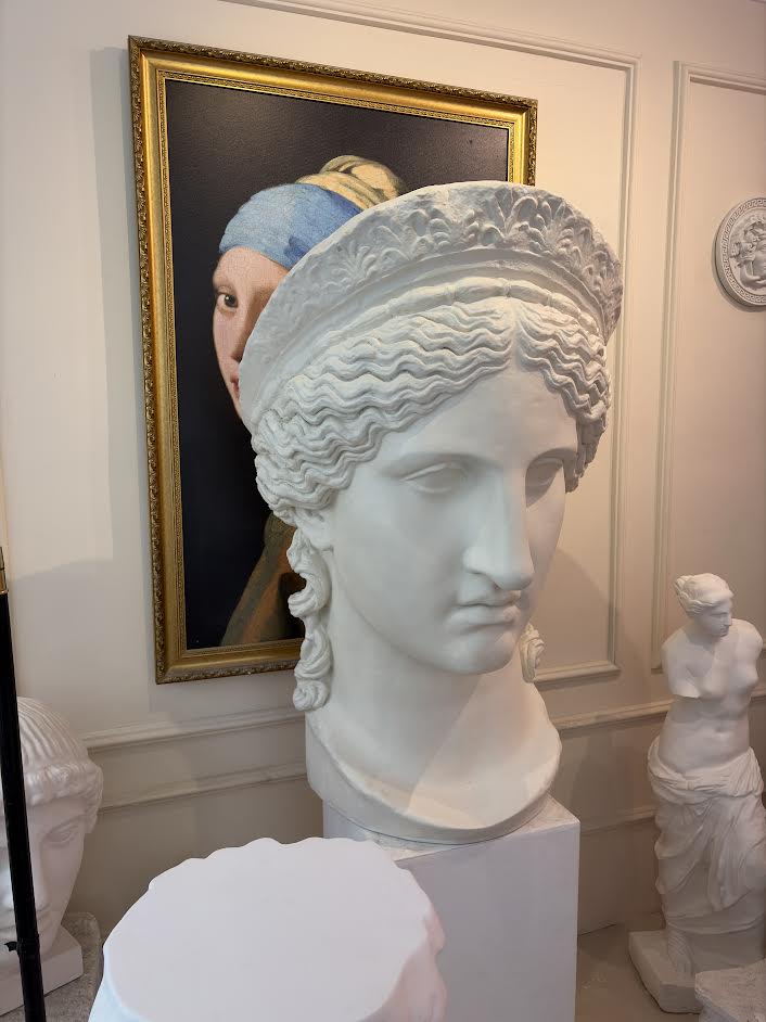 Anıtsal Hera / Juno Ludovisi Başı (110 cm) - Görsel 4